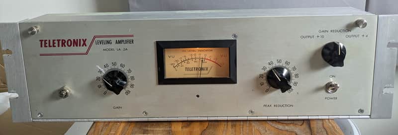 Teletronix LA-2A Leveling Amplifier - Silver image 1