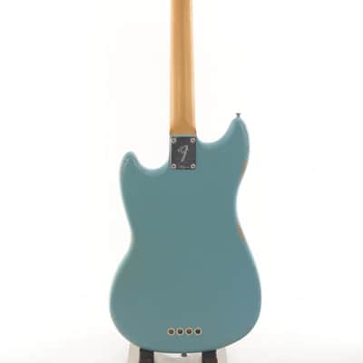 Fender Justin Meldal-Johnsen Road Worn Signature Mustang Bass 2025 Faded Daphne Blue 3385GR image 12
