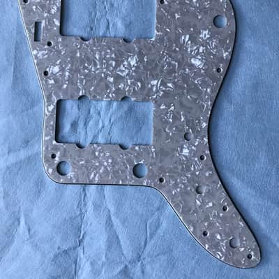 Custom New 4 Ply Ivory White Pearl Japan Jazzmaster Style Guitar Pickguard Scratch Plate image 1