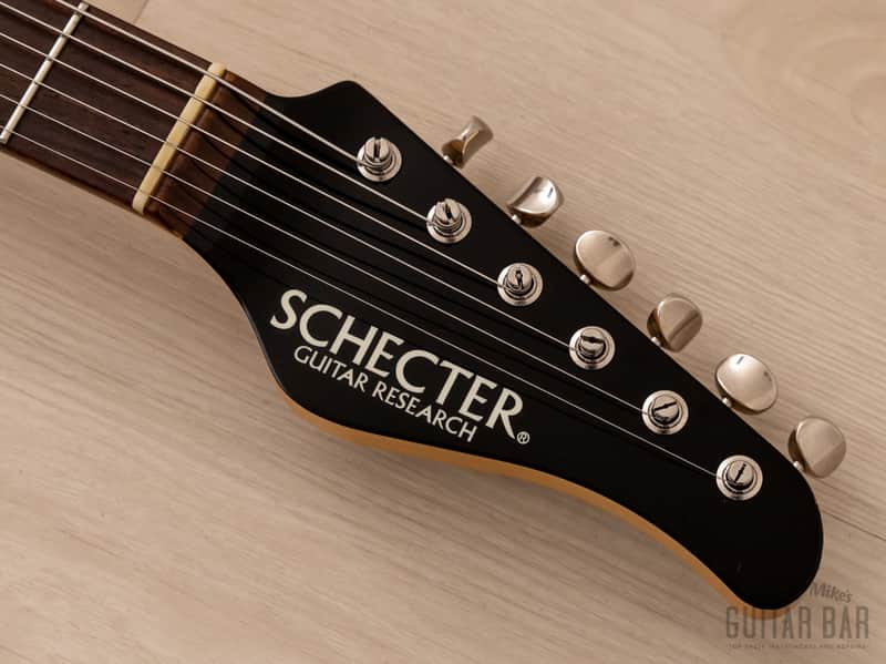 2011 Schecter AR-06 SH Offset Electric Guitar Black, Japan | Reverb