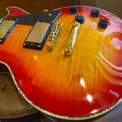 Wolf 2020 WLP 750T Electric Guitar - Cherry Burst w/Hard Case *Rosewood Fingerboard! image 6