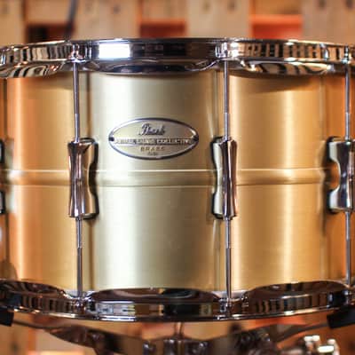 Pearl 14x8 Primal Brass Snare Drum - PSC1480B image 1