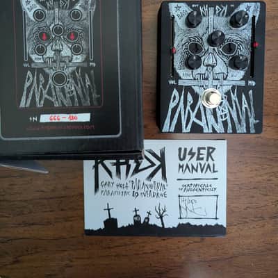 KHDK Electronics Paranormal Limited Edition Gary Holt Signature Parametric EQ / Overdrive 2019 Black with White Beast Graphic image 2