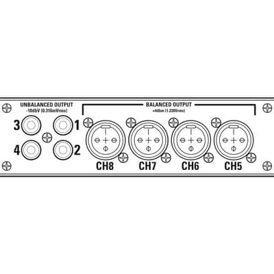 Sonic Imagery Labs 898B 8 Channel Bal 8 Channel Unbal Line Level Shifter Interface image 4
