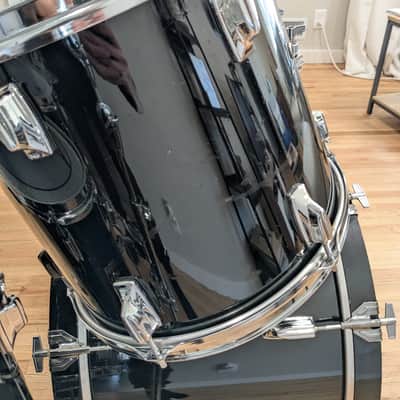 Tama Superstar 5 Piece Drum Set 1980s - Black image 11