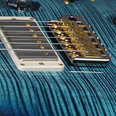 PRS Custom 24 Wood Library Y2 SA Back ZI/FB Cobalt Blue image 8