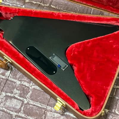 Epiphone Flying V Prophecy 2024 Black Aged Gloss w/ UPGRADED GIBSON CASE New Unplayed 6lbs12oz #158 image 16