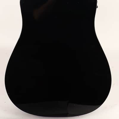 Jasmine JD39CE-BLK Dreadnought Acoustic Electric Guitar. Black Finish image 6