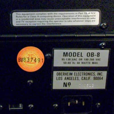 Oberheim OB-8 with second page image 6