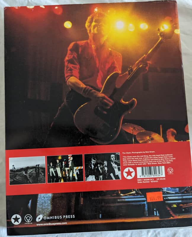 The Clash Photographs by Bob Gruen Music Band Photo Book | Reverb