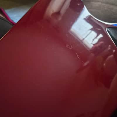 1985 Gibson Flying V I Ferrari Red with Kahler image 12