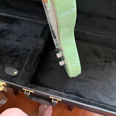 Fender Telecaster special edition guitar matching headstock 2009 - Sea foam green image 9