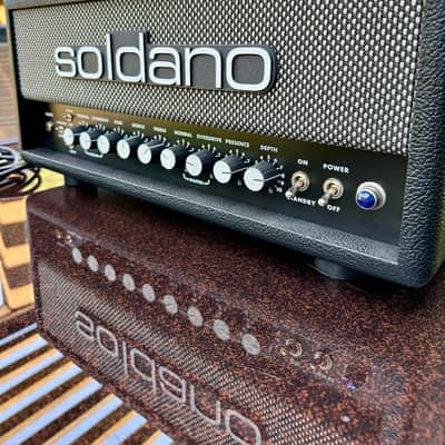 Soldano SLO-30 Custom Amp Head Salt and Pepper Grill image 2