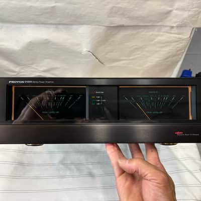 Proton D1200  Stereo Amplifier. Rare dynamic power on demand. Green Vu. image 5