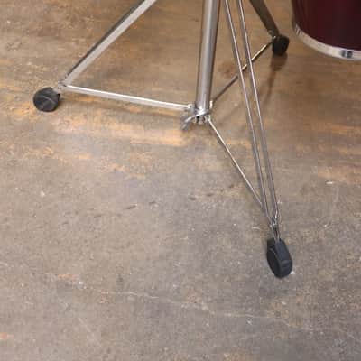 Toca Kaman Traditional Series Congas w/Double Conga Stand Transparent Cherry image 14