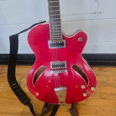 MEMORIAL DAY SALE: 15% OFF!!! Gretsch Historic Pre-Fender Gretsch G3150 Historic Series Streamliner Hollowbody — Peerless Korea — TV Jones Classic Plus & Magna'Tron — Hardshell Case Series Stream Liner Late 90s - early 2000s - Transparent Cherry image 7