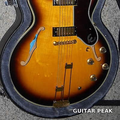 Epiphone Sheraton 1964 Reissue 2000s Vintage Sunburst image 14