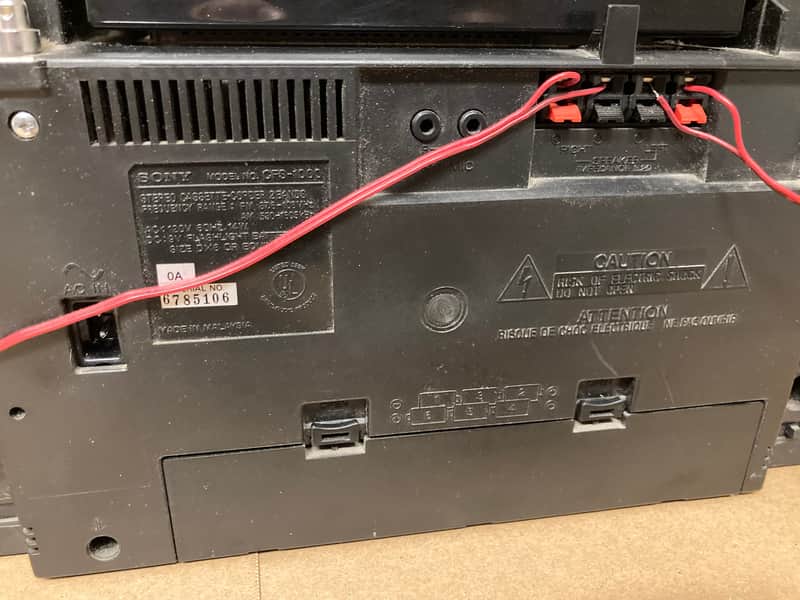 BOOMBOX GHETTOBLASTER JVC PC 30 Radio OK Lecteur Cassette A Réviser EUR