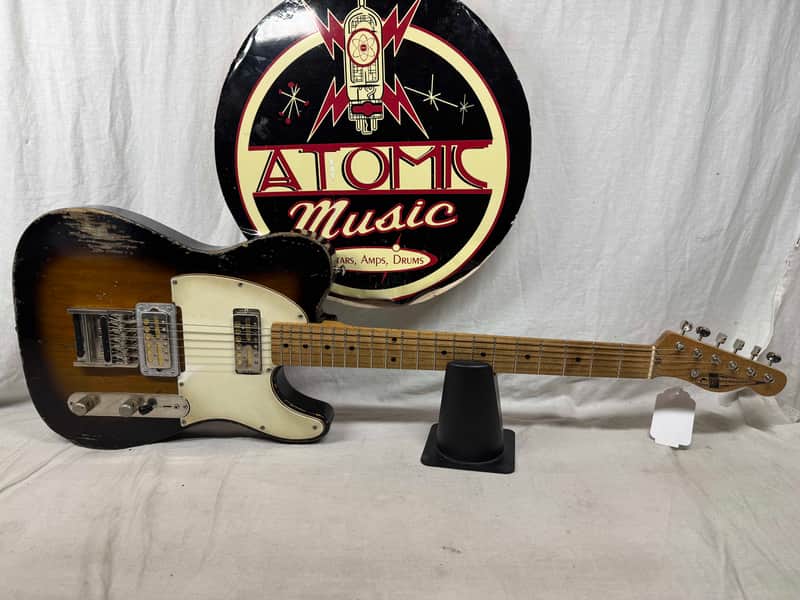 Waterslide T-style Singlecut Guitar 2016 - Relic'd image 1