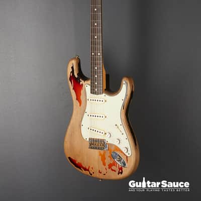 Fender Custom Shop Rory Gallagher Heavy Relic 3 Tone Sunburst 2021 Used (Cod. 1643UG) image 5