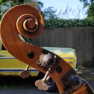 Wurlitzer / Josef Novotny Czech Flatback Upright Bass -1927 fully restored Price Drop image 11