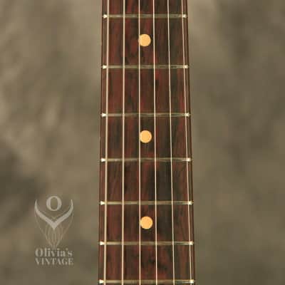 1964 Fender DUO-SONIC II Blue with '66 body CLAY DOTS + L-PLATE + '64 pickups image 4