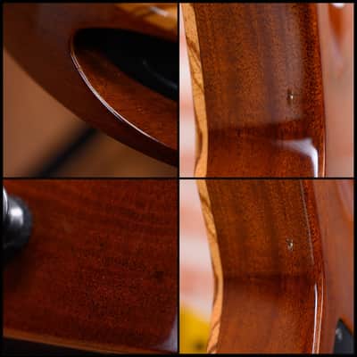 ESP USA Custom Shop M-II HT Zebra Wood Top Natural 2020 w/OHSC image 13