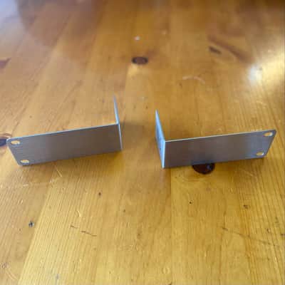 Custom Rack Ears for the LA Custom Rhodes Preamp 2025 - Stainless Steel image 2