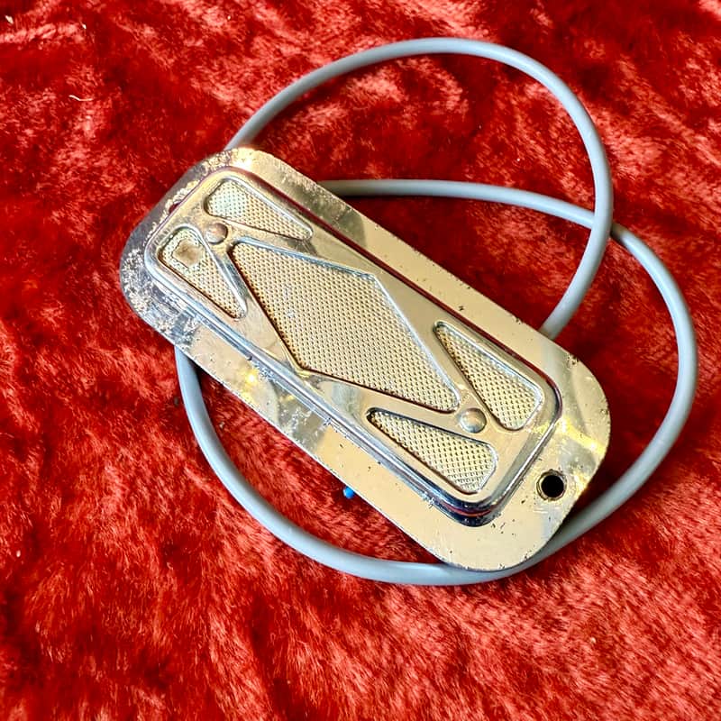 DeArmond Rowe Diamond foil single coil guitar pickup 1965 - Chrome original vintage USA harmony Silvertone image 1
