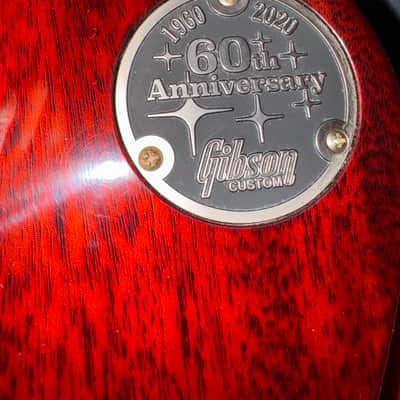 Gibson Custom Shop 60th Anniversary '60 Les Paul Standard Reissue V2 2020 - #001591 Tomato Soup Burst image 11