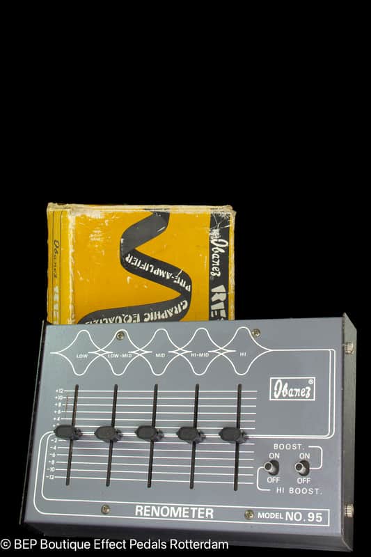 Ibanez Renometer graphic equalizer booster 1970's Japan image 1