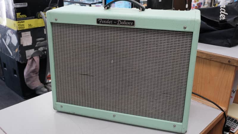Fender Hot Rod Deluxe FSR Limited Edition 3-Channel 40-Watt 1x12" Guitar Combo Surf Green LOCAL PICK UP image 1