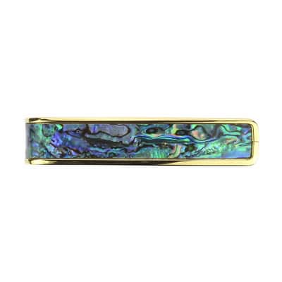 Thalia Exotic Capo Blue Abalone Shell (24K Gold) image 3
