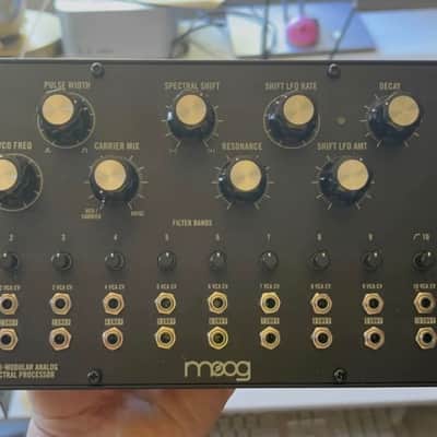 Moog Spectravox Semi-Modular Analog Spectral Processor 2024 - Present - Black with Wood Sides image 1
