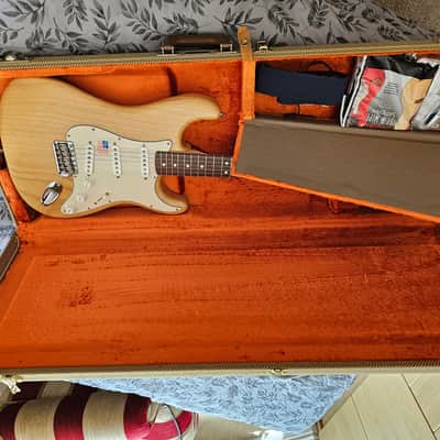 Never Played 2006 Fender American Vintage ‘70s Stratocaster Natural Ash & G&G Hard Case image 15