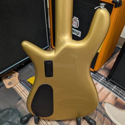 Spector Euro 4 Classic Bass Guitar - Metallic Gold image 5