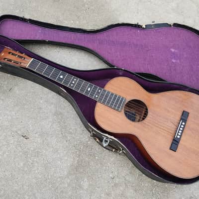 Vintage 1920's Supertone All Mahogany Parlor Guitar - Very Rare!  Gorgeous! image 1