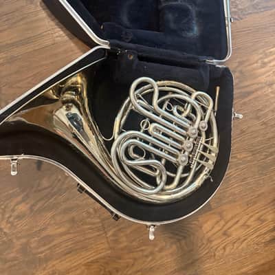 Holton H179 Farkas Professional Model Double French Horn 2010s - Clear-Lacquered Nickel-Silver image 12