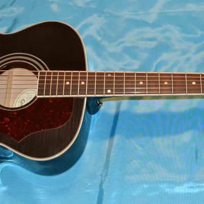 Epiphone EJ-200 Artist Acoustic w/ Case Transparent Black image 4