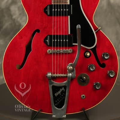 1961 Gibson ES-330 Cherry RARE original STEREO Varitone image 1