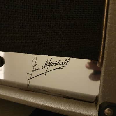 Marshall JCM25/50 "Silver Jubilee" Model 2555 2-Channel 100-Watt Guitar Amp Head and Cabinet 1987 - 1988 - Silver with Travel Cases image 10