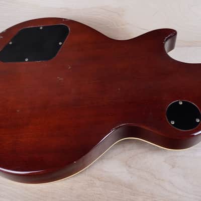 Tokai Love Rock Model LS-50 MIJ 1980 Brown Sunburst Maxon PAFs '59 Neck Profile Vintage Japan w/ Bag image 12