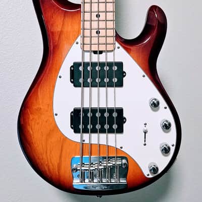 Ernie Ball Music Man StingRay 5 HH - Honey Burst with Maple Fretboard - 2012 image 1