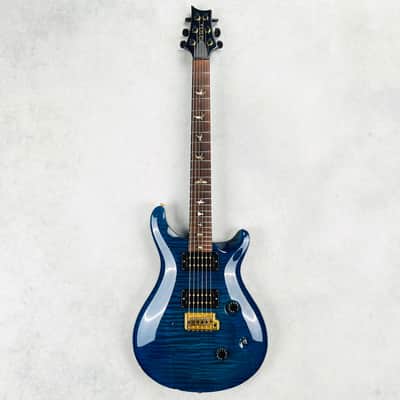 PRS Custom 24 10-Top Birds Brazilian Rosewood Gold Hardware 1990 - Royal Blue image 2