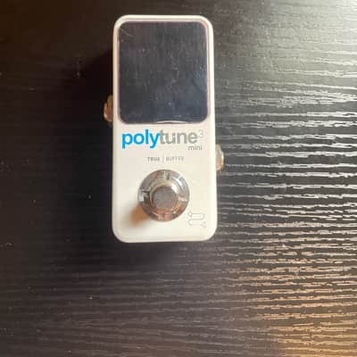 TC Electronic Polytune 3 Mini Polyphonic Tuning Pedal 2019 - Present - White image 2
