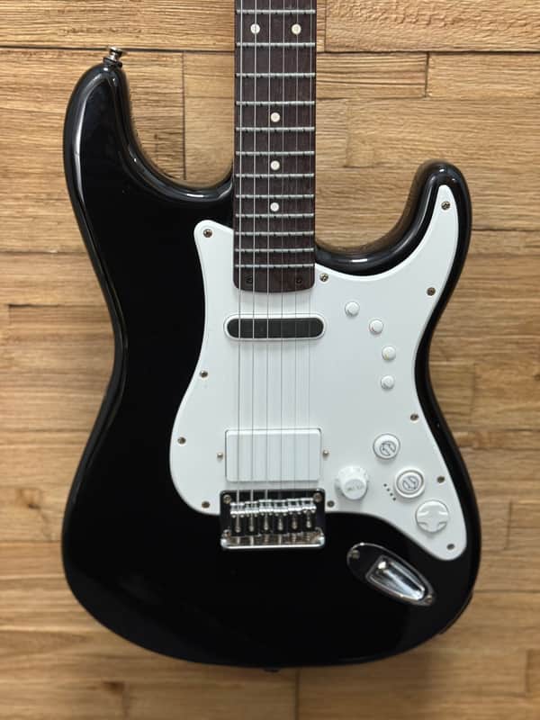 Squier by Fender Stratocaster Guitar - 2011 Rock Band 3 Pro Mode Controller  - Black- As is image 1