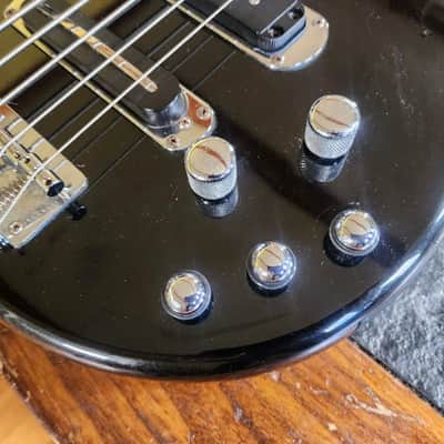 Yamaha BB615 Broad Bass 5-string PJ w/bag 2006 - blk image 2
