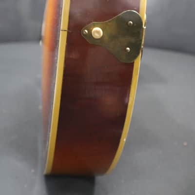 A Vintage 1939 Beautiful Gretsch Syndromic Cat Eye Holes Archtop Guitar in it's Original Case   # 3 G image 9