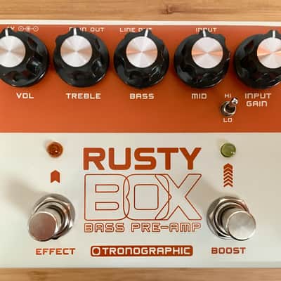 PREORDER! Tronographic Rusty Box Bass Preamp 2026 image 2
