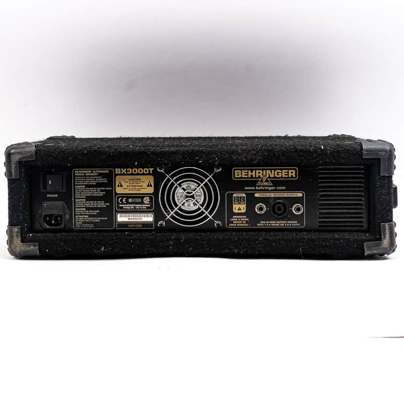 Behringer Ultrabass BX3000T 300W Bass Amp Head with Footswitch